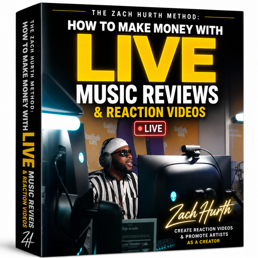 The Zach Hurth Method: How to Make Money With LIVE Music Reviews & Reaction Videos